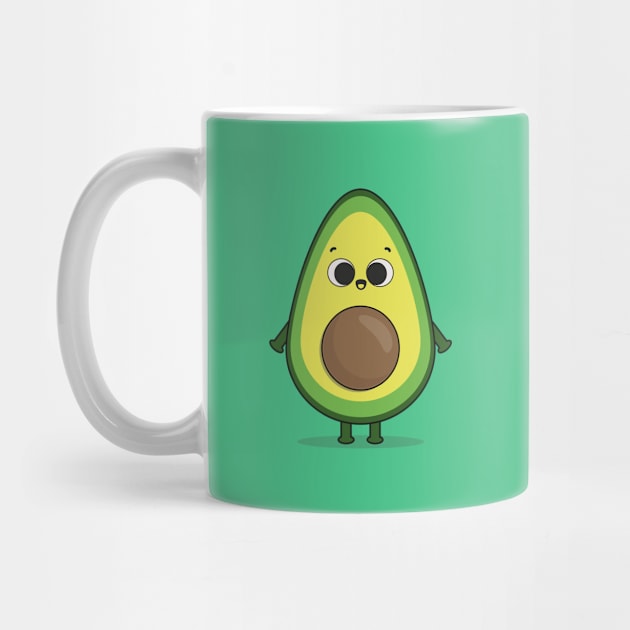 Cute little avocado by Raybble